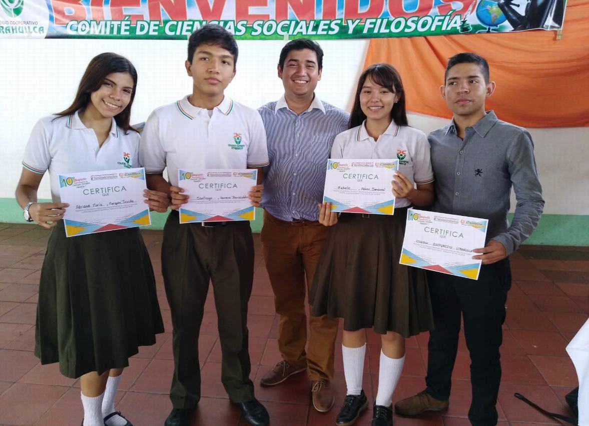 Adriana María Marquín, Santiago Herrera Baracaldo, Víctor Hugo Cuéllar Calderón, Michelle Flórez Sandoval y Juan David Rubiano.